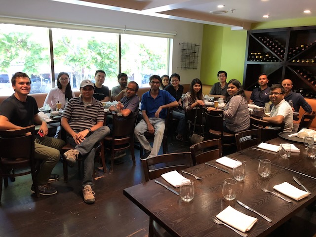 Team lunch in Sakoon, Mountain View, CA