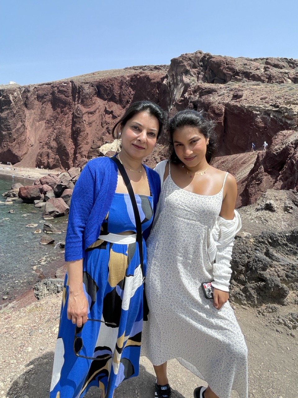 Figure 3: Beauties at the Red Beach, Santorini