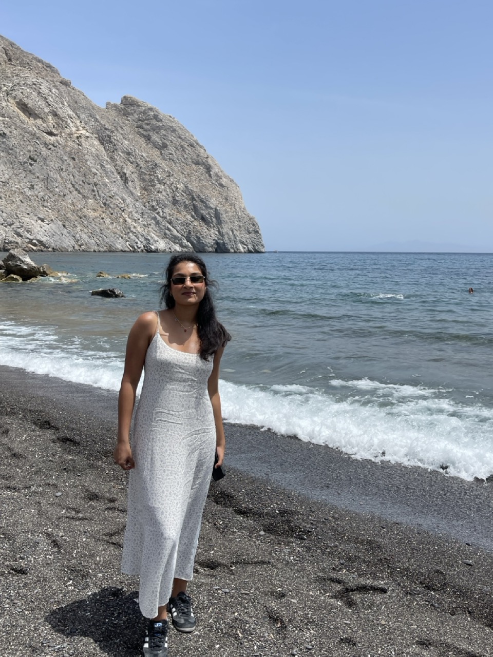 Figure 4: Black Sand Beach, Santorini