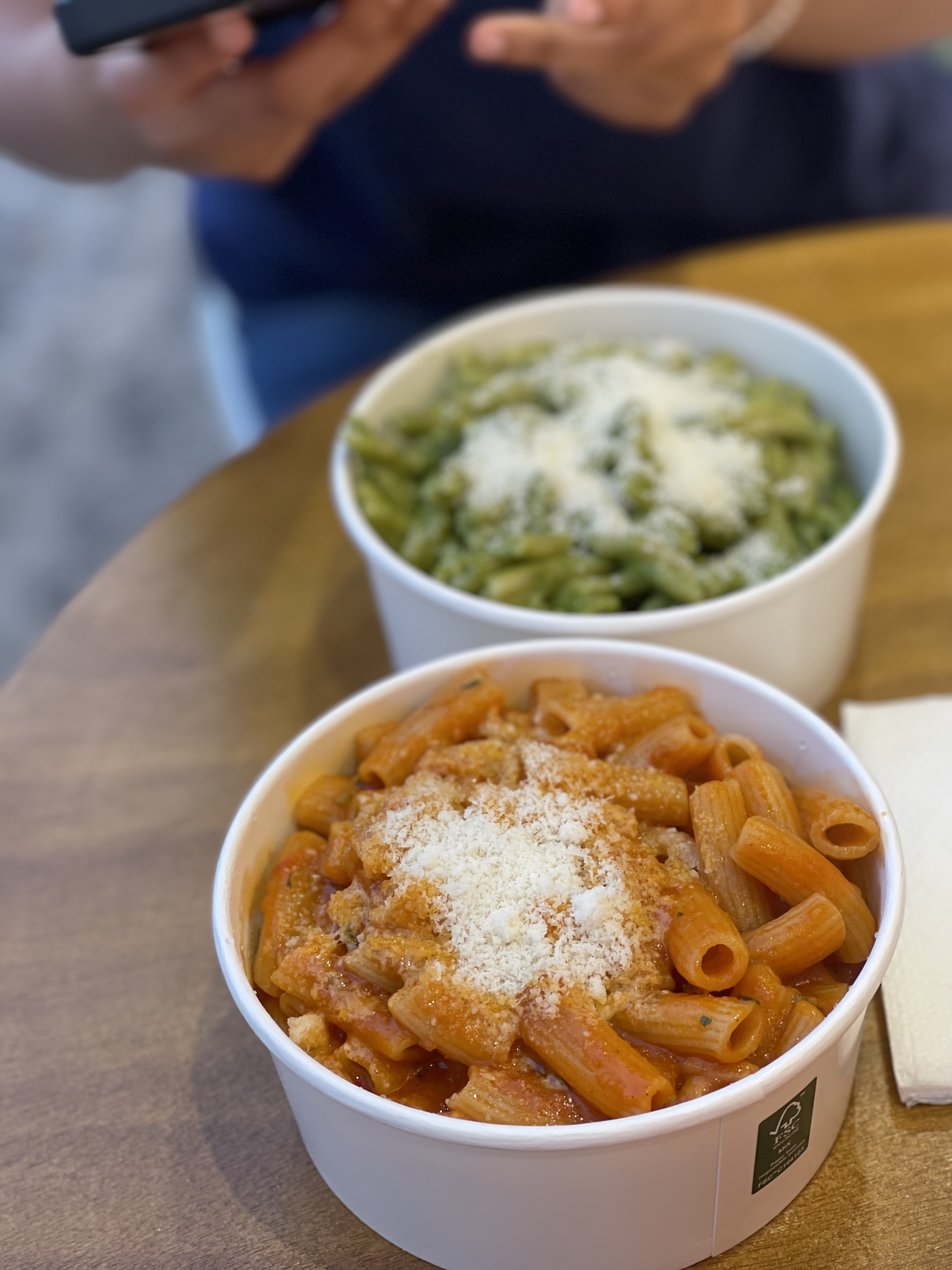 Figure 6: Pesto and Arabic Pasta At Figo&rsquo;s