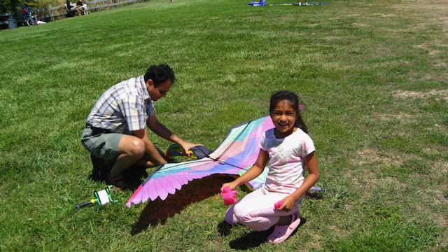 Figure 8: Flying in the wind, Shoreline Lake Mountain View