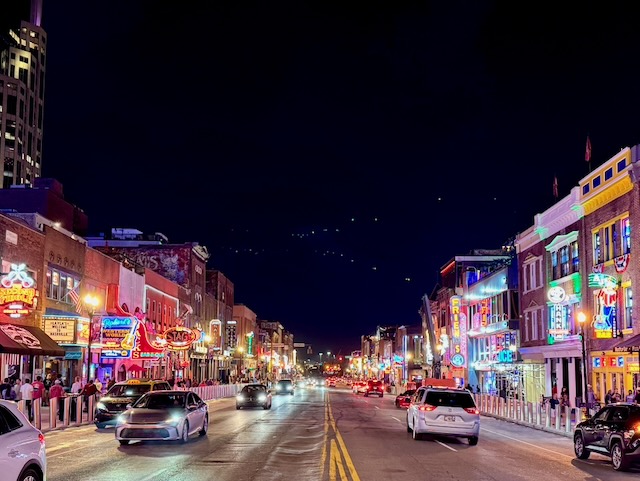 Figure 10: Broadway lit up, Nashville