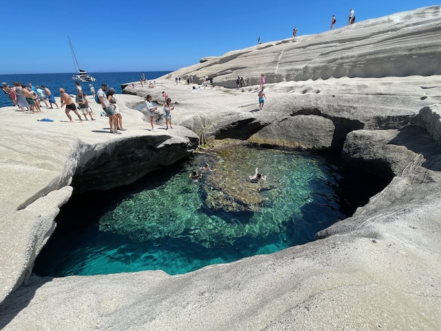 Figure 4: Amazing Sarakiniko Beach