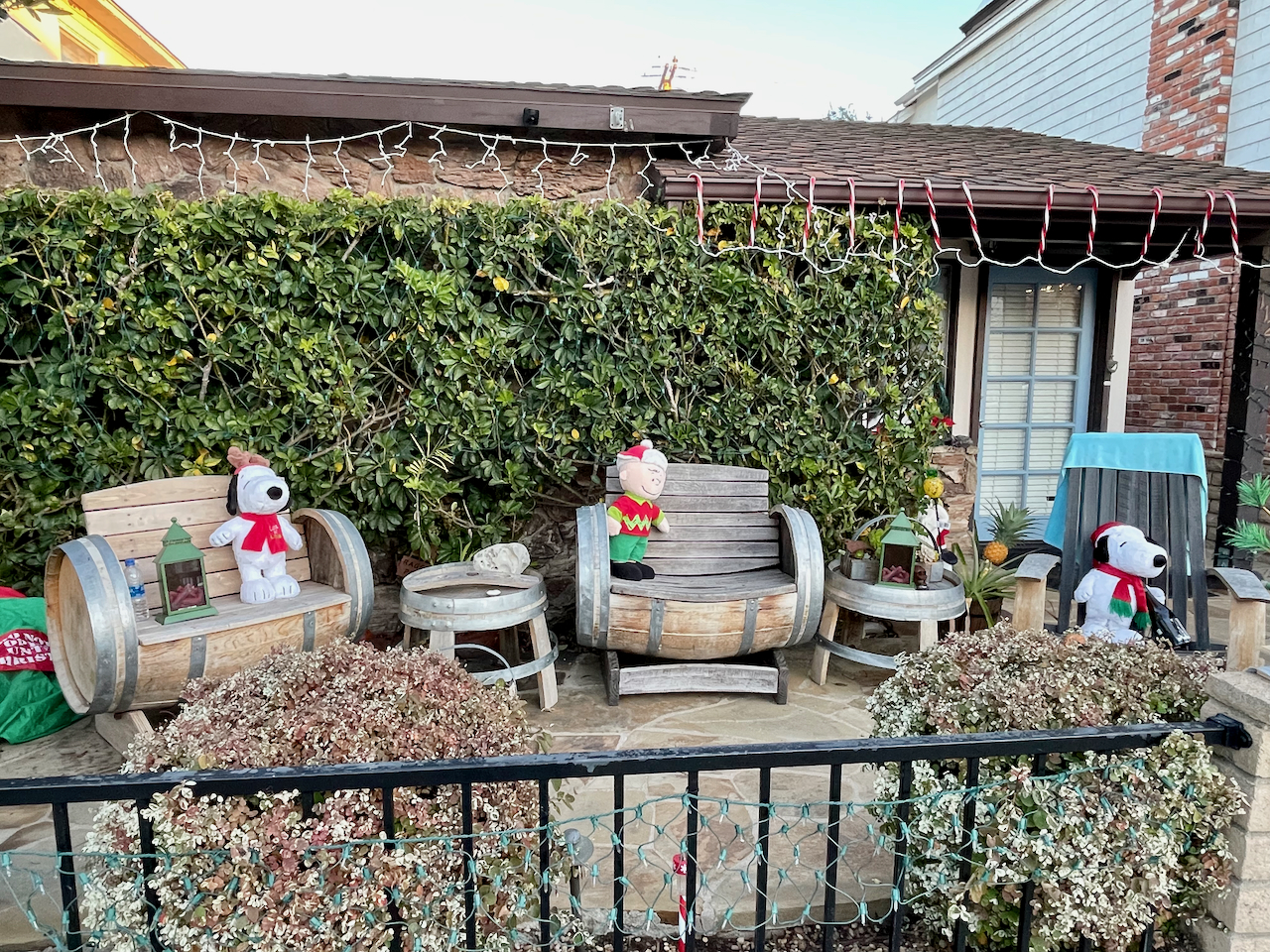 Snoopy feeling peachy!, Balboa Island, LA